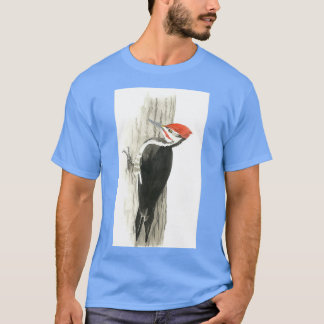 Pileed Woodpecker Watercolor T Shirt