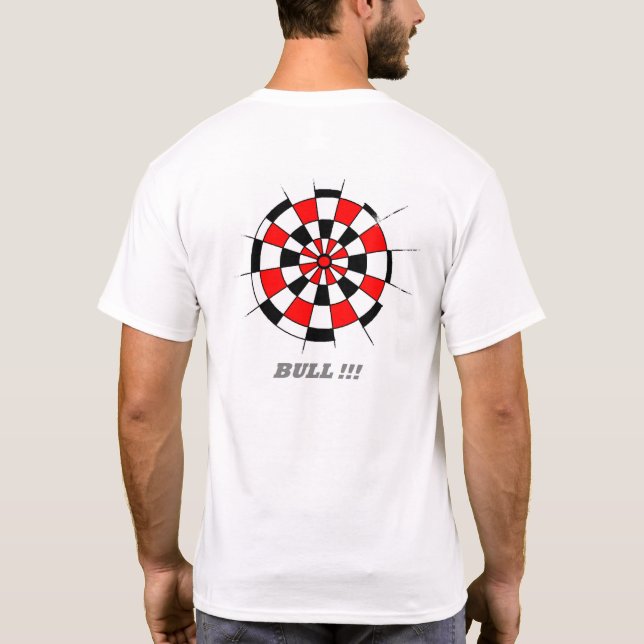 Pilen stiger ombord den utskrivavna utslagsplatsen t-shirt (Baksida)