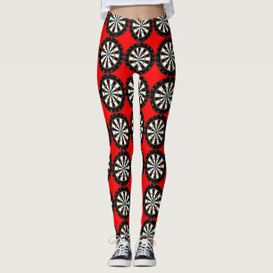 Pilen stiger ombord det röda mönster leggings
