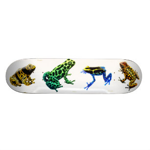 Pilgiftgrodyr på skateboard