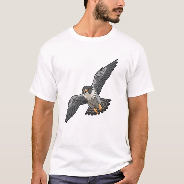 Pilgrarfalk  Herr T-Shirts (Framsida)