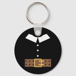 Pilgrim Costume Halloween Funny Thanksgiving Boys Nyckelring