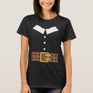 Pilgrim Costume Halloween Funny Thanksgiving Boys T Shirt