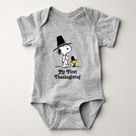 Pilgrim för snoopy & Woodstock | Min första Thanks T Shirt