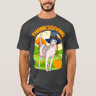 Pilgrim för Thanksgiving av shynx-katt T Shirt