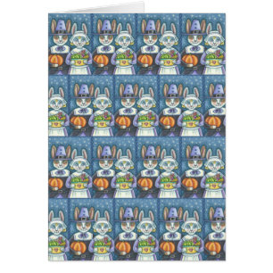 PILGRIM GUBBITS THANKSGIVING GREETING CARD Blank OBS Kort