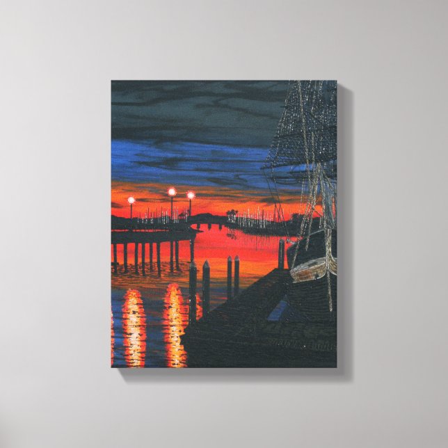 Pilgrim i gryningen canvastryck (Framsida)