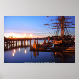 Pilgrim i gryningen poster