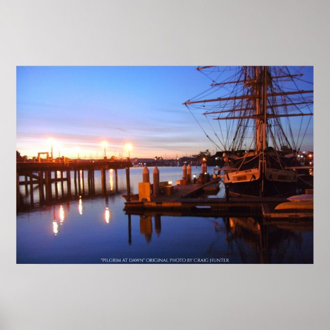 Pilgrim i gryningen poster (Framsidan)