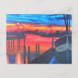 Pilgrim i gryningen vykort