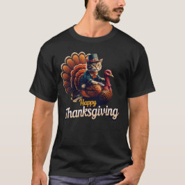 Pilgrim Kattunge ’Happy thanksgiving’ Kattmedlem T Shirt