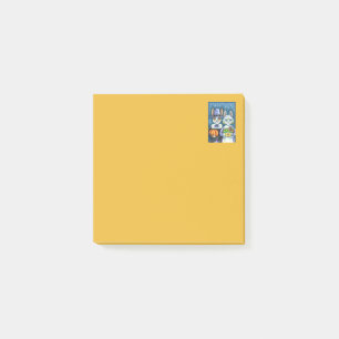 PILGRIM KINITS, THANKSGIVING HARE'S HARVEST, CUTE POST-IT BLOCK