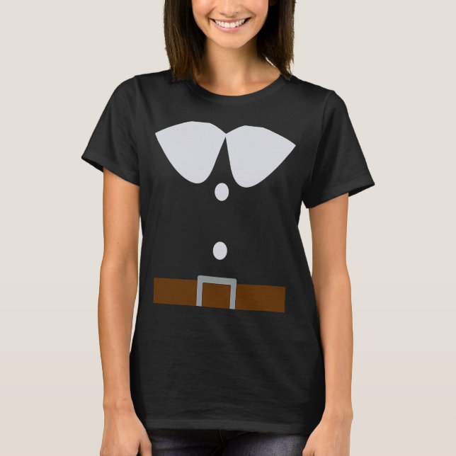 Pilgrim Matching Halloween Costume for par T Shirt (Framsida)