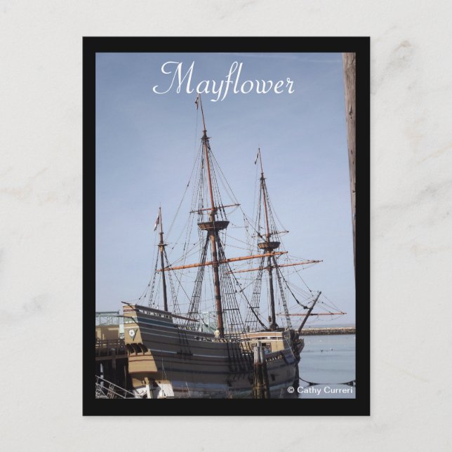 Pilgrim Memorial State Park, Massachusetts Vykort (Framsida)