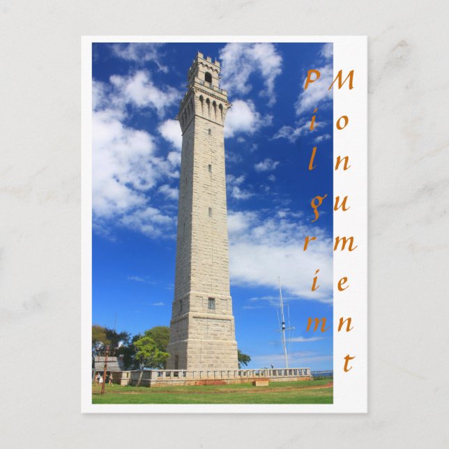 Pilgrim Monument, Provincetown Cape Cod Vykort (Framsida)