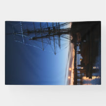 Pilgrim på gryningsfoto