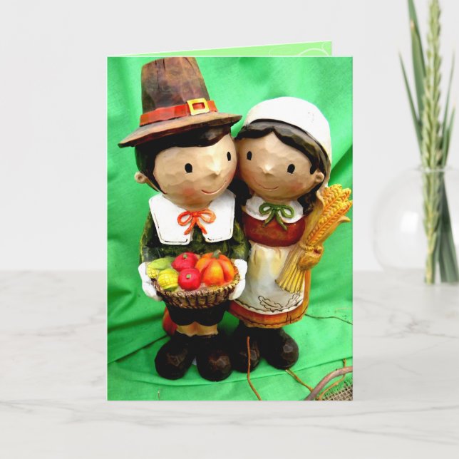 Pilgrim Pair Helgkort (Framsida)