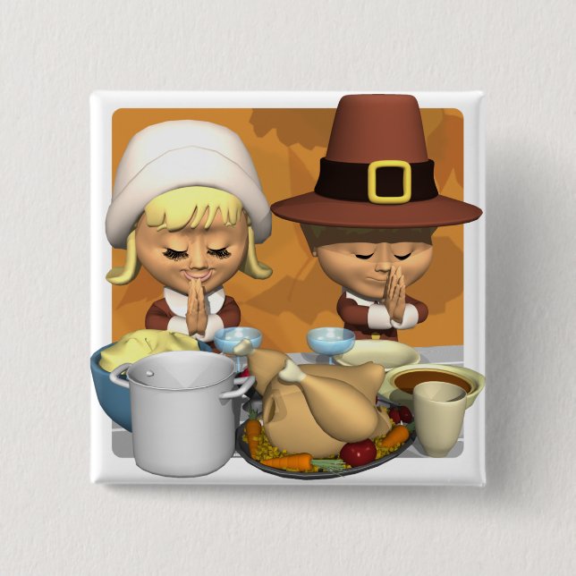 Pilgrim Prayer Knapp (Framsida)