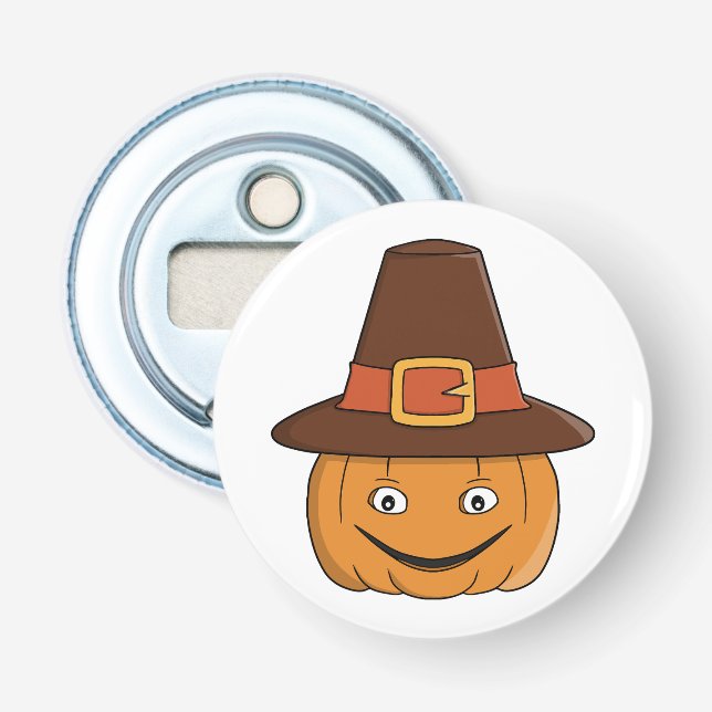 Pilgrim Pumpa Glad Thanksgiving Flasköppnare (Framsidan)