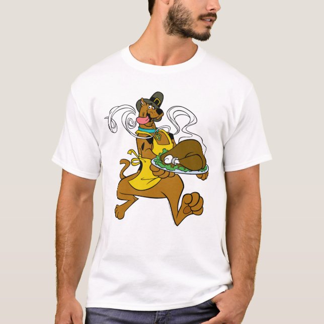 Pilgrim Scooby-Doo med Turkiet T-shirt (Framsida)