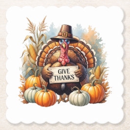 Pilgrim Spirit & Pumpkin Joy Underlägg Papper