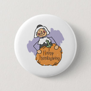 Pilgrim Thanksgiving Dekoration Knapp