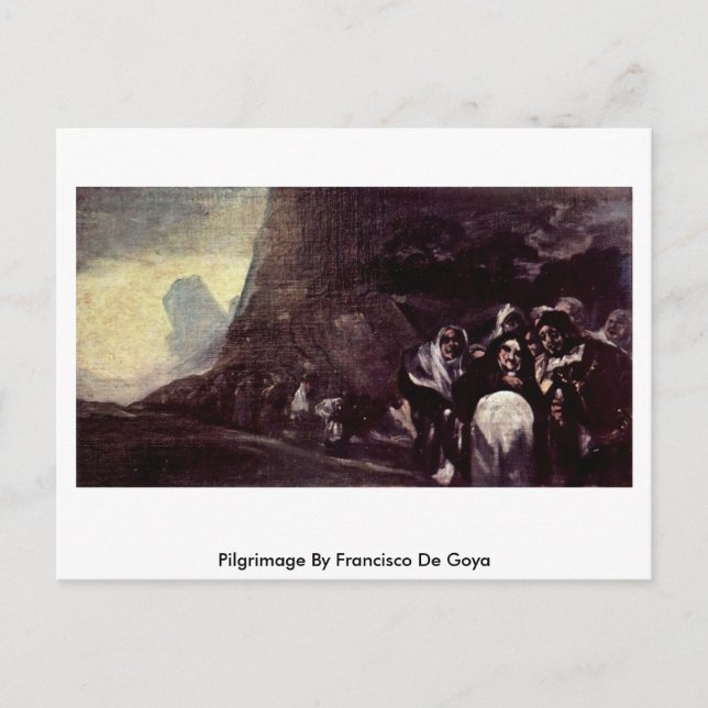 Pilgrimage by Francisco De Goya Vykort (Framsida)