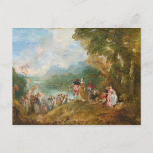 Pilgrimage to Cythera Embarkation for Cythera Vykort