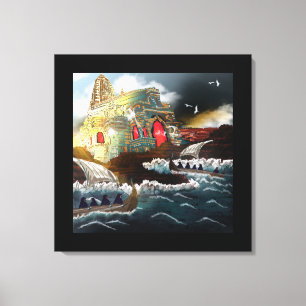 Pilgrimage - Tryckt duk Canvastryck