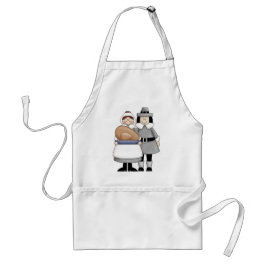 Pilgrimer vid Thanksgiving Apron Förkläde
