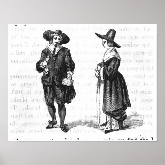 Pilgrimernas kostym poster (Framsidan)