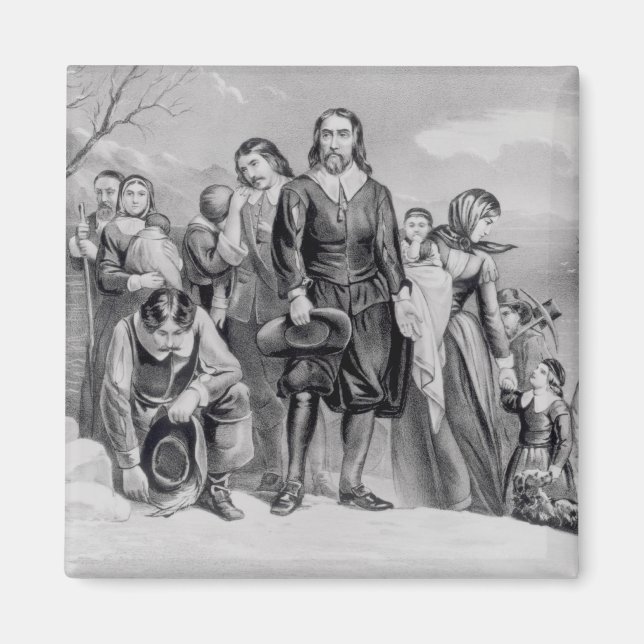Pilgrimernas landning magnet (Framsidan)