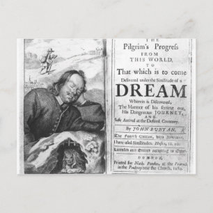 Pilgrims framsteg" vykort