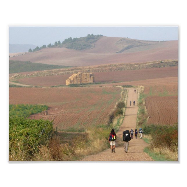 Pilgrims - gång 8x10-utskrift fototryck (Framsidan)