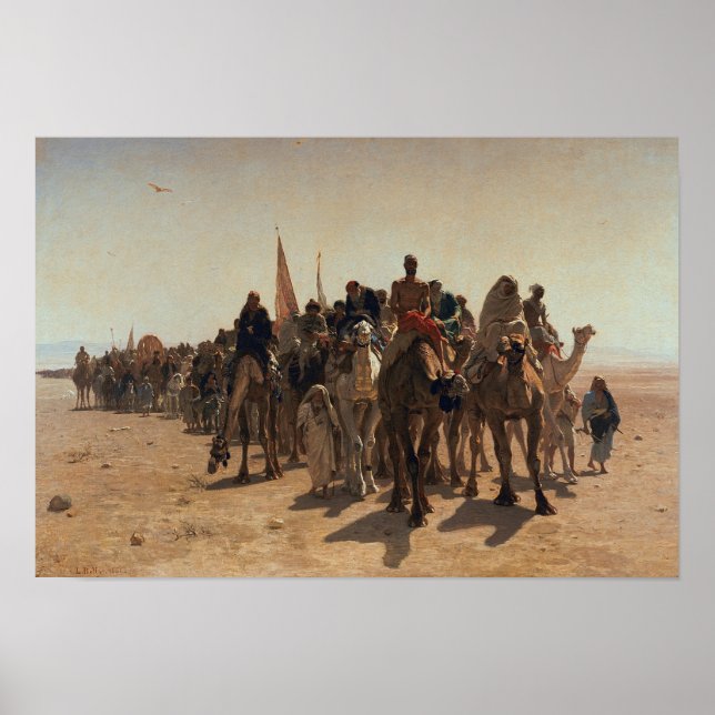 Pilgrims Going to Mecca, 1861 Poster (Framsidan)
