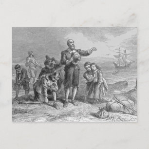 Pilgrims landning, 1620 vykort