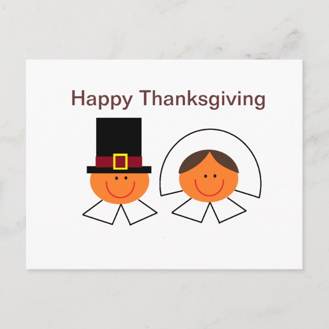 "Pilgrims" vykort (Framsida)