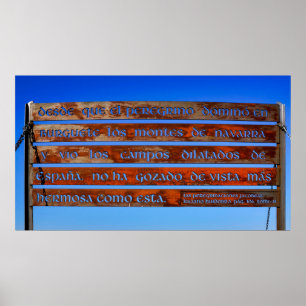 Pilgrimstecken Poster