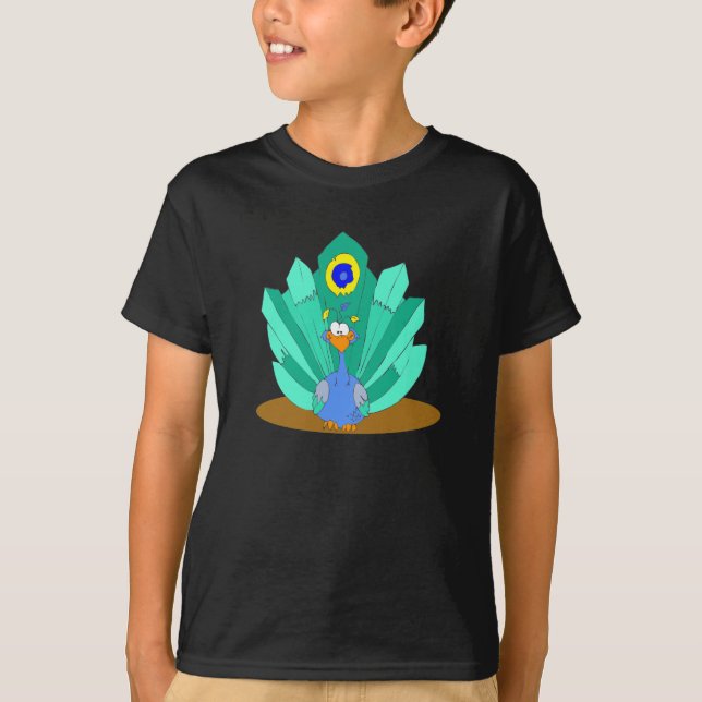 Pili påfågel t-shirt (Framsida)