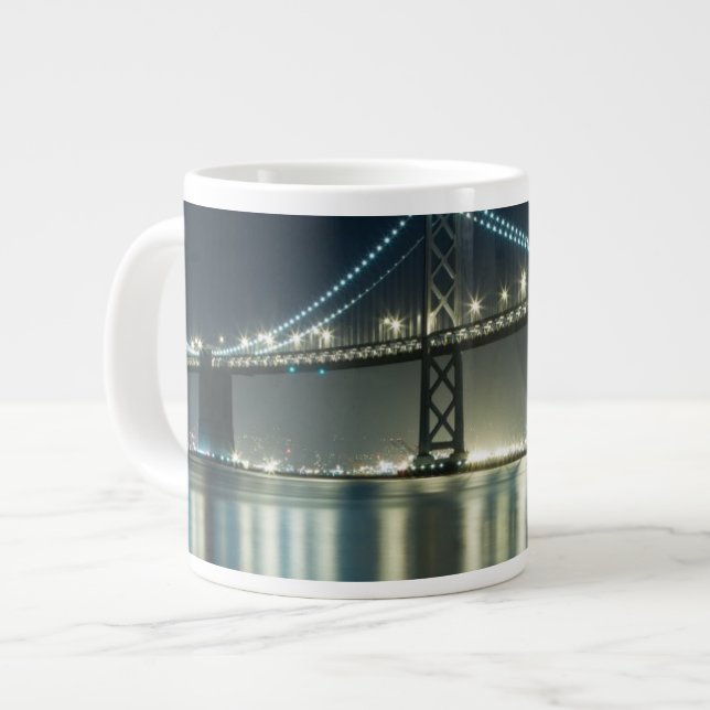 Pilingar längs Embarcadero, San Francisco Jumbo Mugg (Framsida vänster)
