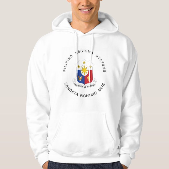 Pilipino Sandata Anpassningsbar Hoodie Design (Framsida)