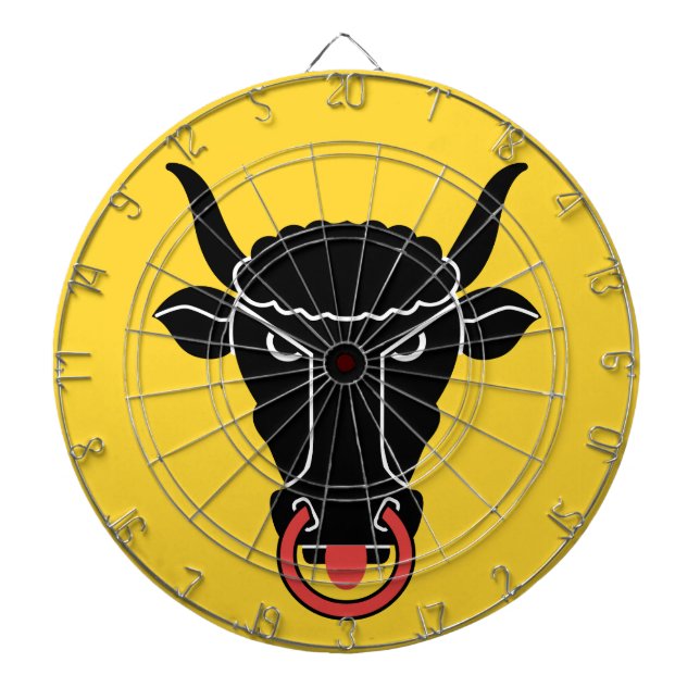 Pilkastningstavla med Uri, Schweiz flagga Darttavla (Framsidan)