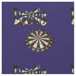 Pilkastningstavlor med ordet Darts, Tyg