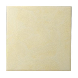 Pilkington Cream c1900 Solid Faux Crazed Repro Kakelplatta