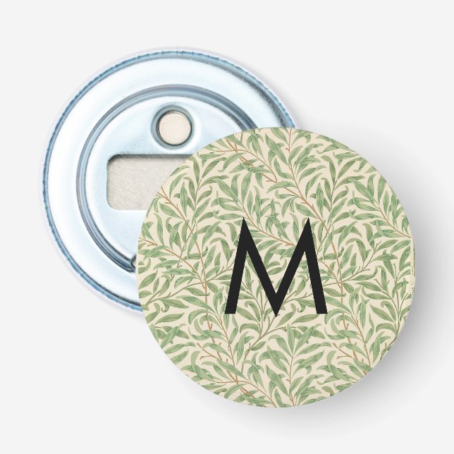 Pilkvist Botaniska William Morris Monogram Flasköppnare (Framsidan)
