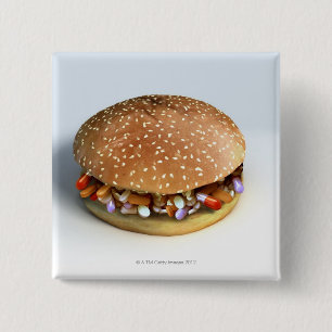 Pill Burger Knapp