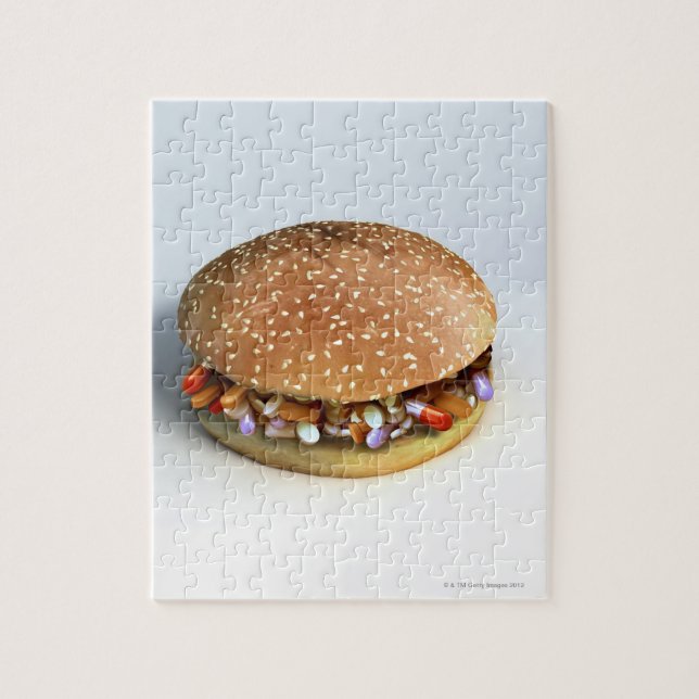 Pill Burger Pussel (Vertikal)