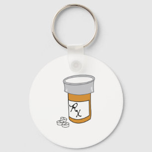 Pill Flaska Nyckelring