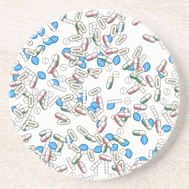 Pill Sprinkles Pattern Underlägg (Framsidan)