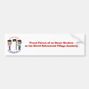 Pillage Academy Bumper Sticker Bildekal
